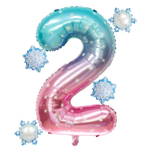 Geburtstag Luftballon 2, Folienballon 2, Folienballons Zum 2, Schneeflocken Luftballon, Schneeflocken Ballons, Geeignet Für Mädchengeburtstagsfeiern, Hochzeiten, Weihnachten Geburtstag Luftballon 2, Folienballon 2, Folienballons Zum 2, Schneeflocken Luftballon, Schneeflocken Ballons, Geeignet Für Mädchengeburtstagsfeiern, Hochzeiten, Weihnachten von DIELIANHUA