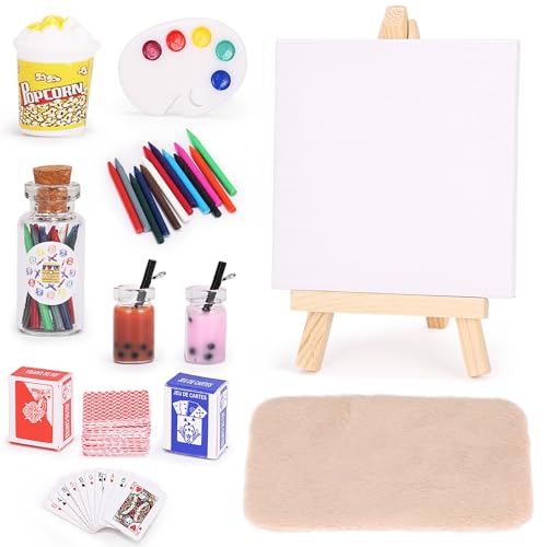 8 PCS Puppenhaus Zubehör, Wichtel Zubehör, 1/12 Puppenhaus Dekoration, Miniatur Wichtel Zubehör, Miniatur Puppenhaus Zubehör, Miniatur Deko, Wichtel Zubehör Set, Miniatur Puppenhaus Deko (B 8 PCS Puppenhaus Zubehör, Wichtel Zubehör, 1/12 Puppenhaus Dekoration, Miniatur Wichtel Zubehör, Miniatur Puppenhaus Zubehör, Miniatur Deko, Wichtel Zubehör Set, Miniatur Puppenhaus Deko (B von DIELIANHUA