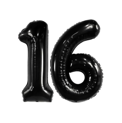 16 Luftballon, Luftballons 16, Zahlen Luftballons, 16 Geburtstag Frauen Luftballons, 16 Geburtstag Deko, Geeignet Für 16. Geburtstages, Jubiläen, Hochzeiten, Feste 16 Luftballon, Luftballons 16, Zahlen Luftballons, 16 Geburtstag Frauen Luftballons, 16 Geburtstag Deko, Geeignet Für 16. Geburtstages, Jubiläen, Hochzeiten, Feste von DIELIANHUA