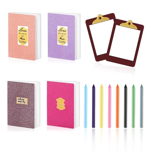 Puppenhaus Zubehör, 14 Stück Wichtel Zubehör Schule, Miniatur Wichtel Zubehör, 1:12 Miniatur Puppenhaus Zubehörs, Miniaturpuppe Schulbedarf, mit Mini Klemmbretter Buntstift Büchern Puppenhaus Zubehör, 14 Stück Wichtel Zubehör Schule, Miniatur Wichtel Zubehör, 1:12 Miniatur Puppenhaus Zubehörs, Miniaturpuppe Schulbedarf, mit Mini Klemmbretter Buntstift Büchern von DIELIANHUA