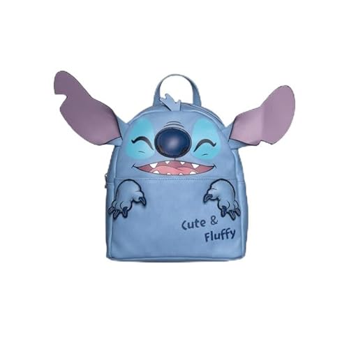 DIFUZED Kleiner 3D Stitch Laughing Rucksack 3D Rucksack von Disney