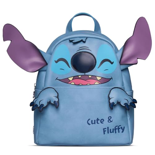 DIFUZED Kleiner 3D Stitch Laughing Rucksack 3D Rucksack von Disney