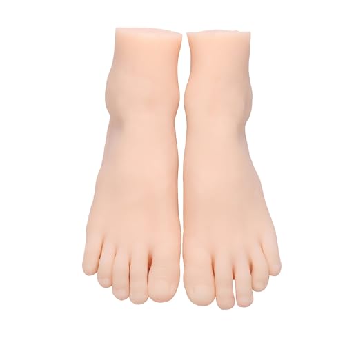 DIGNIFE Silikon-Fußmodell, 19 cm kleine Kinder Mädchen echte kleine Größe Simulation Fußmo Foto Strümpfe Schuhe TPEH31, Silikonfüße(Skin Color Display) von DIGNIFE