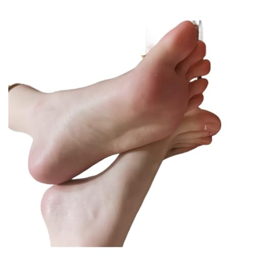 DIGNIFE Silikon-Fußmodell, Fußmo Prothetische Fußfetischstrümpfe Schönheitssimulation Platin Silikon Leckfüße TGZ3722, Silikonfüße(1 Pair Foot) von DIGNIFE