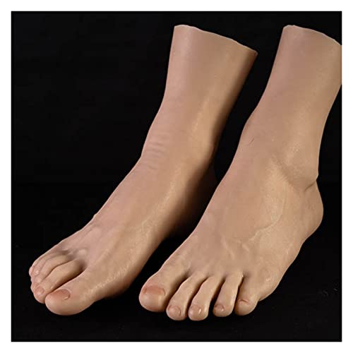 DIGNIFE Silikon-Fußmodell, Fußmodell Blutgefäße for kunstflüssig Silikon männliche Socken TPE. Zeichnungsreflexzonenmassage-Praxis TG4401(All Bone,One Pair) von DIGNIFE