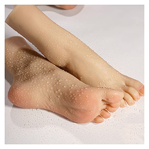 DIGNIFE Silikon-Fußmodell, Fußmodell sichtbare Blutgefäße Fake wirklich sehen, die Blutgefäße Nagelanzeige Tarsel Gummi-Kunststoff weiblich sehen(Silicone Toes Bone,One Pair) von DIGNIFE