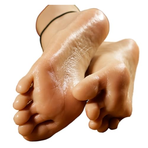 DIGNIFE Silikon-Fußmodell, Silikon Fuß Mo Blutgefäße Weibliche Gefälschte Nagel Display Tarsel Knochen Knöchel Kunststoff Mannequin Weiche TG3912, Silikonfüße(All Silicone,Left Foot) von DIGNIFE