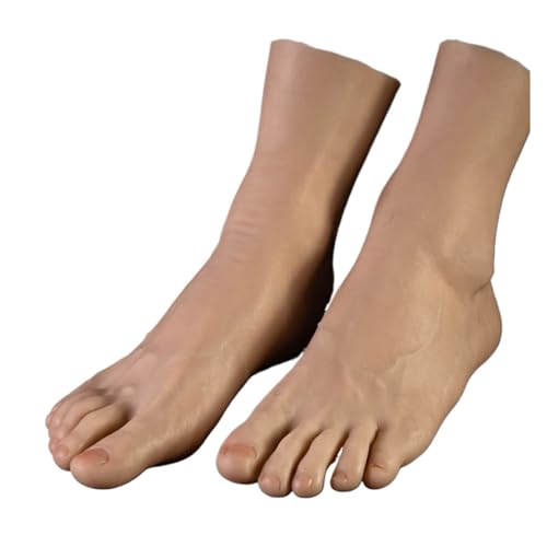 Silikon-Fußmodell, Silikon-Fußmo, Blutfäße for Kunst, weiche, flüssi männliche Füße, Socken, Zeichnung, Reflexzonenmassa, Praxis TG4401, Silikonfüße(Toes bone,One pair) von DIGNIFE