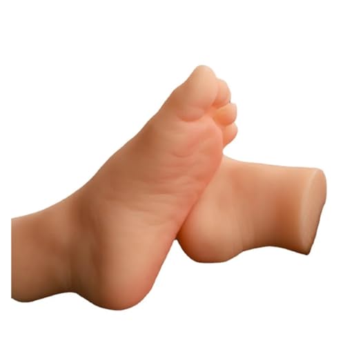 DIGNIFE Silikon-Fußmodell, Volle Silikon Länge 15 cm Simulation Kinder Kind Fuß Mo Schuhe Echte Medizinische Akupunktur Malerei Requisiten TPE H20, Silikonfüße(Left Foot) von DIGNIFE