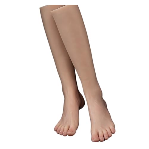 Silikon-Fußmodell, Sichtbare Blutgefäße Simulation Fuß Bein Mo Live-Action Schießen Display Requisiten Medizinische Malerei Lehre TGJT37, Silikonfüße(Toes Bone,1 Pair Foot) von DIGNIFE