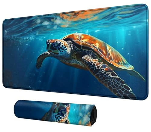 DIGTIALL Meeresschildkröte Schwimm-Themenkarte, Spielmatte, 59,9 x 35,1 cm, für MTG & TCG, Spielmatte, Mauspad, Spielmatte, Sammelkartenspiel, Tischmatte, perfekt für Kartenspiele, Videospiele DIGTIALL Meeresschildkröte Schwimm-Themenkarte, Spielmatte, 59,9 x 35,1 cm, für MTG & TCG, Spielmatte, Mauspad, Spielmatte, Sammelkartenspiel, Tischmatte, perfekt für Kartenspiele, Videospiele von DIGTIALL