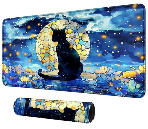 DIGTIALL Spielmatte mit schwarzer Katze, Blume, 59,9 x 35,1 cm, für MTG & TCG, Spielmatte, Mauspad, Spielmatte, Sammelkartenspiel, Tischmatte, perfekt für Kartenspiele, Videospiele, Computer, Büro DIGTIALL Spielmatte mit schwarzer Katze, Blume, 59,9 x 35,1 cm, für MTG & TCG, Spielmatte, Mauspad, Spielmatte, Sammelkartenspiel, Tischmatte, perfekt für Kartenspiele, Videospiele, Computer, Büro von DIGTIALL