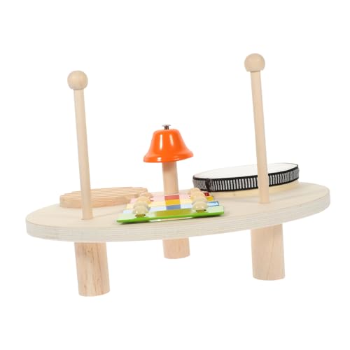 1 Set Schlaginstrument Kinder Musikspielzeug Kinder Musikinstrument Spielzeug Kleinkind Trommelspielzeug Xylophon Trommelspielzeug Für Kinder Vorschultrommelspielzeug DIKACA von DIKACA