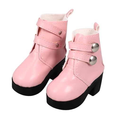 DIKACA Fashion Doll Boots 1 Paar 18 Zoll Puppenschuhe Pu Miniatur Hohe Stiefel Für Casual Dress up von DIKACA