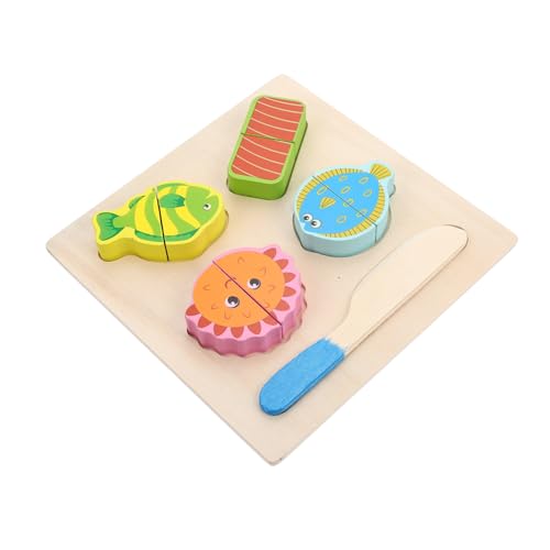 DIKACA 1 Satz 3D -Küchenpuzzle Kinderspielzeug Spielzeugfisch Küchenspielzeug zum Interaktives Fischspielzeug Werkzeugset für Fisch hölzern DIKACA 1 Satz 3D -Küchenpuzzle Kinderspielzeug Spielzeugfisch Küchenspielzeug zum Interaktives Fischspielzeug Werkzeugset für Fisch hölzern von DIKACA
