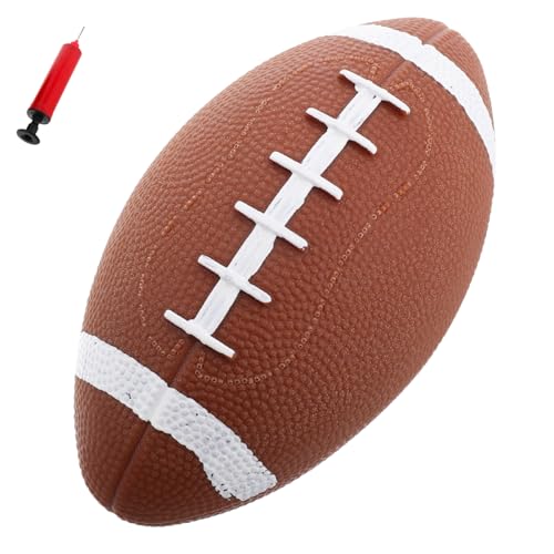 DIKACA 1 Satz Aufblasbares Rugby- Amerikanischer Fußball Fußball -Kits Spielsets Fußball Im Freien Pfirsich Ausrüstung Fußball Freizeit Fußball PVC Chocolate von DIKACA