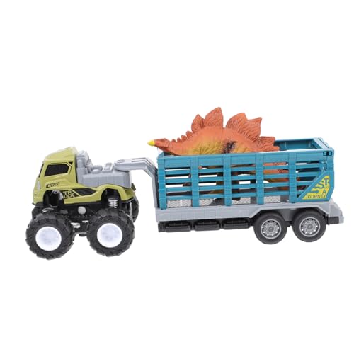 DIKACA 1 Satz Auto Model Spielzeug Für Tierfahrzeuge Hinteres Auto Weihnachtsstrumpf Stuffer Dinosaurier-Truck-träger Spielzeug Für Baufahrzeuge Legierung Mini Transportfahrzeug Kind von DIKACA