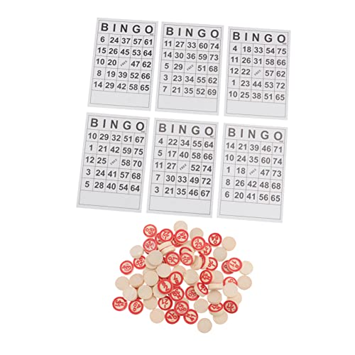 DIKACA 1 Satz Bingo-Spiel interaktives kinderspiel für die räumliche Wahrnehmung brettspiel spielzeuge logisches Schachspiel- Spiel Schach Papier Weiß von DIKACA