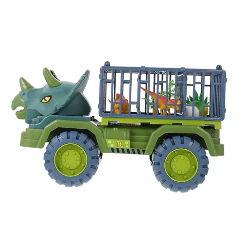 DIKACA 1 Satz Dinosaurier Ziehen Auto Zurück Dinosaurier LKW-Transporter Trägheitsspielzeugauto Dinosaurier Spielzeug Trägheit Dinosaurier Technisches Spielzeugauto Plastik Green von DIKACA