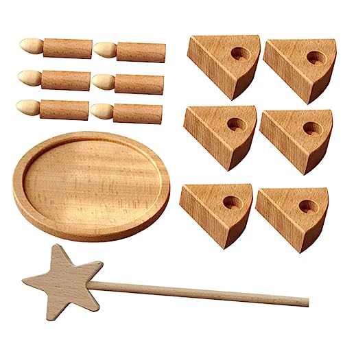 DIKACA 1 Satz Feenkuchenkorb lustig Kindergeschenke Party Attrappe küchenspielzeug für Kitchen Toys for Rollenspielset zum Rollenspiel „Essen“. Emulationskuchenspielzeug Holz von DIKACA