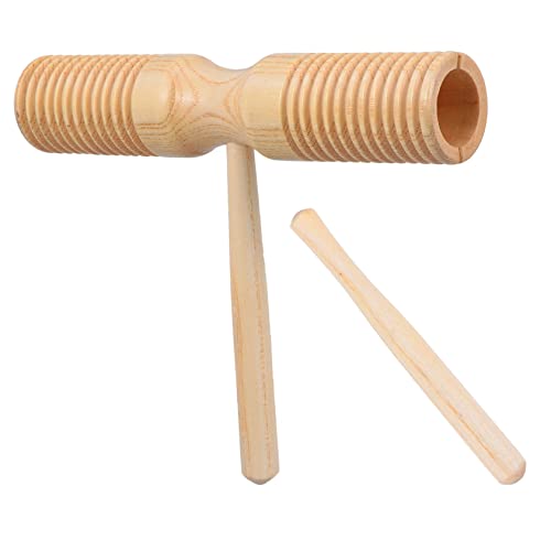 DIKACA 1 Satz Musikinstrument Frühes Lehrspielzeug Guiro Schlaginstrument Kinder Musikinstrumente Musikalisches Trainingswerkzeug Geräuschinstrument Musikinstrumente Aus Holz von DIKACA