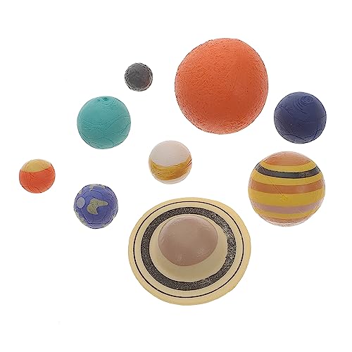 DIKACA 1 Satz Planet 3D Stereo Modell Planetenmodell 3D-Diorama des Planeten Lernspielzeug Solarsystem weinachtsgeschenk Sonnensystem Planetenfigur Planeten für Vinyl von DIKACA