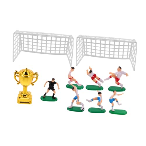 DIKACA Miniatur-fußballspieler-trophäe Für Puppenhaus Kunststoff Sport-Themen-kuchenaufsatz Preisträger Spielzeug- von DIKACA