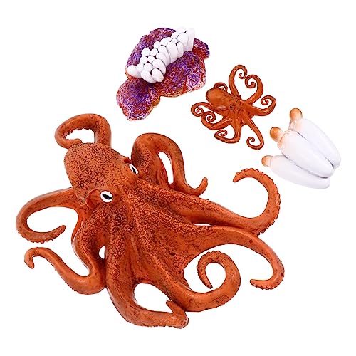 DIKACA 1 Satz Wachstumszyklus Spielzeug Oktopus-Lebenszyklusspielzeug Meerestierfiguren Kinder bastelset basteln für Kinder kinderspielzeug interessante Fotorequisite Desktop-Spielzeug von DIKACA