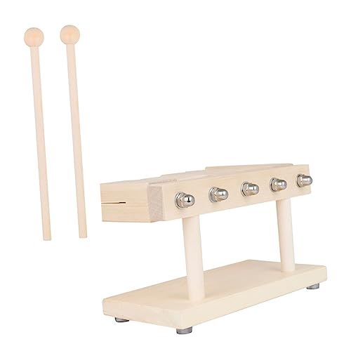 DIKACA 1 Set 5 Ton Bangzi Chinesische Blockinstrumente Instrument Rhythmusblock Instrument Schlaginstrument Musik Rhythmusblock Holz Schlagblock Ahorn von DIKACA