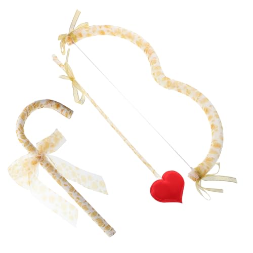 DIKACA 1 Set Amor Kostüm Set Amor Kostüm Zubehör Valentinstag Halloween Amor Kostüm Zubehör Amor Herz Kostüm Amor Kostüm Set Valentinstag Gastgeschenke Kostüme Stoff von DIKACA