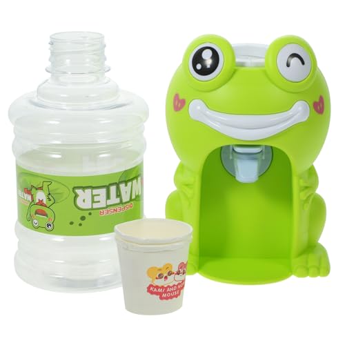 DIKACA 1 Set Cartoon Miniatur Wasserspender Mini Getränk Wasserspender (grün) von DIKACA