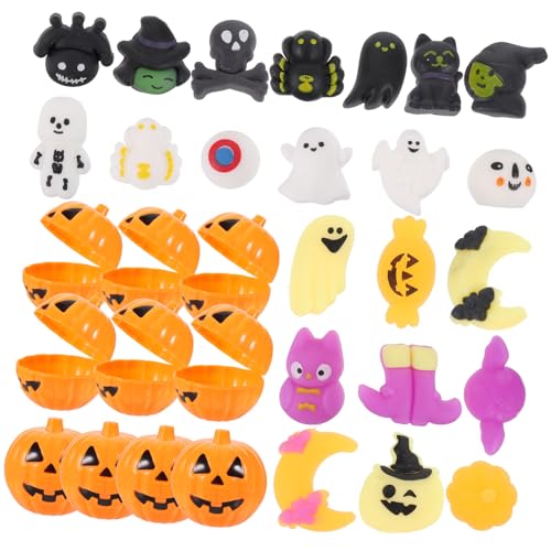 DIKACA 1 Set Halloween Sensory Lustige Stressabbau Kürbis Knetfiguren Für Halloween Prank Ideales Für Kindergeburtstagsfeiern Und Halloween Feiern von DIKACA