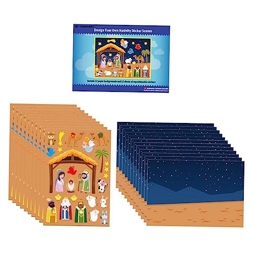 DIKACA 1 Set Lustige Kid Aufkleber Spielzeug Cartoon Decals Kognition Aufkleber Pädagogische Spielzeug (sortierte Farbe) von DIKACA