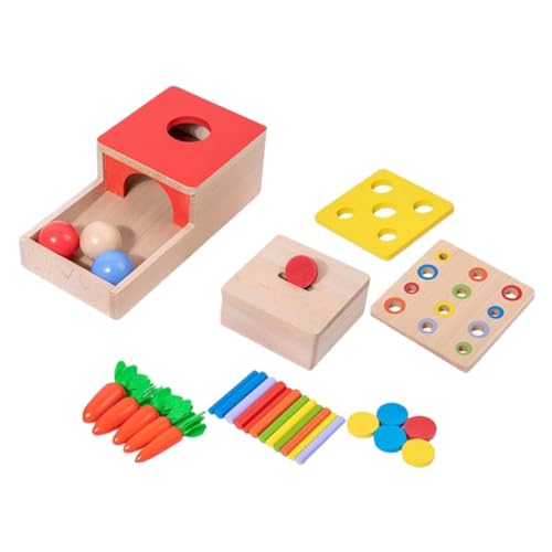 DIKACA Motorikspielzeug Baby 1 Set Sensory Toy Für Kleinkinder Holzspielzeug Zur Der Hand Augen Koordination Und Kognitiven Fähigkeiten Ideales Lernspielzeug Für Vorschulkinder Baby Motorikspielzeug von DIKACA