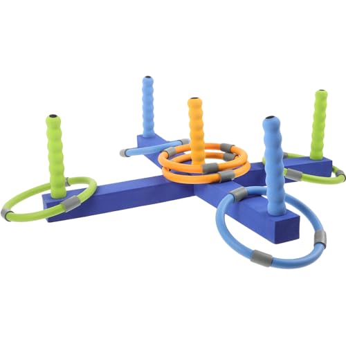 DIKACA 1 Set Ring Ring Kinderspielzeug Ringwurf Kinderspielzeug Grünes Zappelspielzeug Hantelspielzeug Wurfspiel Fitnessgeräte Lernspielzeug Kinderspiele Babyspielzeug Bunt Nbr von DIKACA