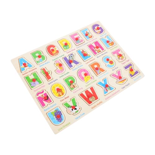 DIKACA 1 Set Spanisch Puzzle Für Kinder Kinderspielzeug Puzzle Für Kleinkinder Spielzeug Für Kleinkinder B Spielzeug Kleinkind Puzzle Für Kinder Lustiges Passendes Spielzeug von DIKACA