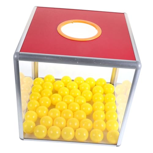 DIKACA 1 Set Transparente Tombola-ticketbox, Vielseitig Für Partys, Großes Fassungsvermögen Mit Tombola-bällen, Lotterie-Box, Tombola-Ball-spielbox von DIKACA