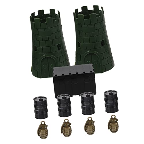 DIKACA 1 Set War Game Szene Accessoire Kinder Spieltisch Sandtisch Militärs Formen Kinder Accessoire von DIKACA