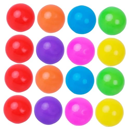 DIKACA 100St Meeresball kinderspielzeug Billard kunststoffkugeln kunstoff Kugeln swimmingpool Toys Bällebäder für Kleinkinder runde Grubenkugeln Plastik Colorful von DIKACA