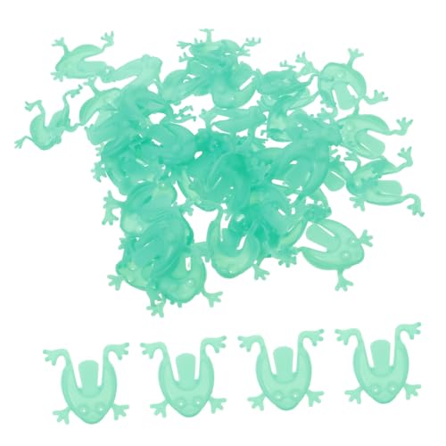 DIKACA 100st Hüpfender Frosch Frösche Für Pressspielzeug Umdrehbares Froschspielzeug Große Kleine Spielzeuge Frosch Springen Fingerspielzeug Hüpfendes Froschspielzeug Green Plastik von DIKACA