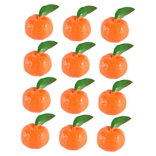 DIKACA 12pcs Realistische Gefälschte Orangen Gefälschte Früchte Dekoration Künstliche Obst -Requisite Simuliertes Obstmodell von DIKACA