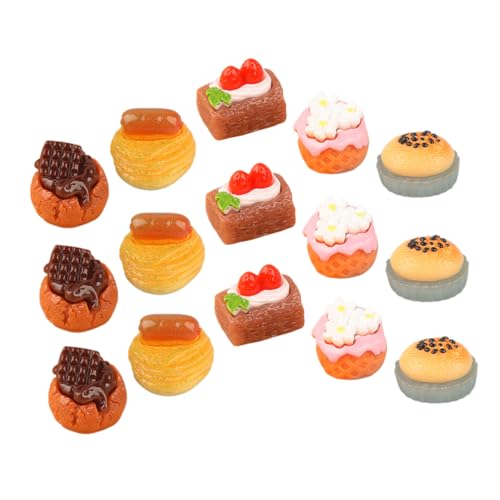 DIKACA Miniatur Kuchen Modelle Realistische Mini Desserts Für Puppenstuben Und Küchenszenen Dekorative Tortennachbildungen Für Kreative Deko Ideen Und Fotografie Requisiten von DIKACA