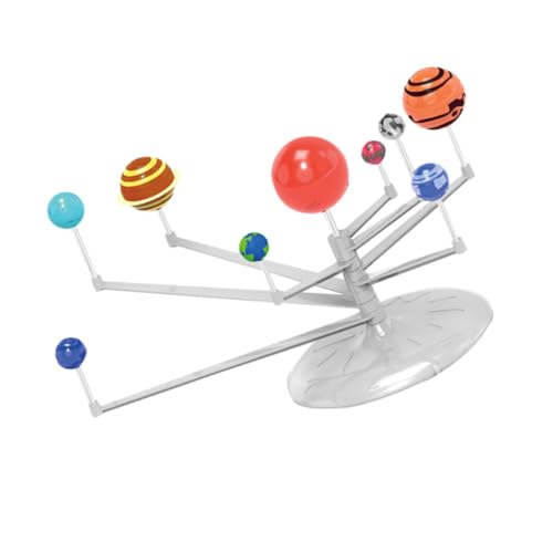 DIKACA 1Satz DIY Astronomisches Wissenschaftsmodell Planetarium Modell Für Lernspielzeug Mit Planeten des Sonnensystems Für Jahre Alte Jungen von DIKACA