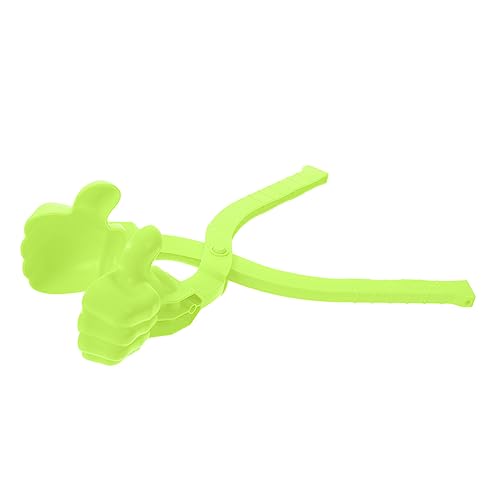 DIKACA 1Stk Schneeball-Clip Schneeballschaufel Schneeschaufel-Clip Schneeclip schneeballschlacht schneeballmaschinen Schneeballwurf Schneefeld Schneeball- Plastik Green von DIKACA