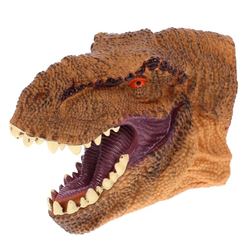 DIKACA 1pc Kreative Dinosaurier Kopf Handpuppe Figur Spielzeug Lustige Figur Handschuh von DIKACA