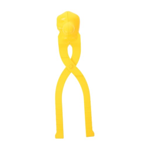 DIKACA 1stk Schneeball-Clip Enten-schneeball-Hersteller Schneeballhersteller Schneekegelhersteller Künstlicher Schnee Schneeball-Maker-Clips Schneebekämpfungsversorgung Plastik Yellow von DIKACA