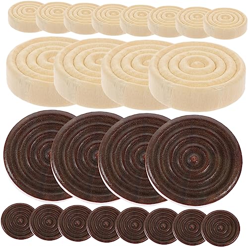 DIKACA 24 Stück Schachzubehör Backgammon Spiele Planke Schach Schachtisch Tragbares Schach Magnetisches Spiel Magnetisches Schachbrett Frust-brettspiel Kartenspiel Schachmatte Hölzern von DIKACA