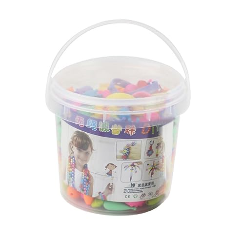 DIKACA 290 Stück Schnur Perlen Weihnachts-Party-Zubehör Kidcraft-Spielset Mädchenspielzeug Spielzeug für Mädchen kabellos Schmuck Kind von DIKACA