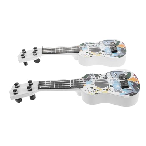 DIKACA 2St Mini-Simulations Gitarre Musikinstrument für Kleinkinder lustige Gitarrenspielzeuge kinderinstrumente musikinstrumente für Kinder Kreatives Gitarrenspielzeug Lernspielzeug von DIKACA