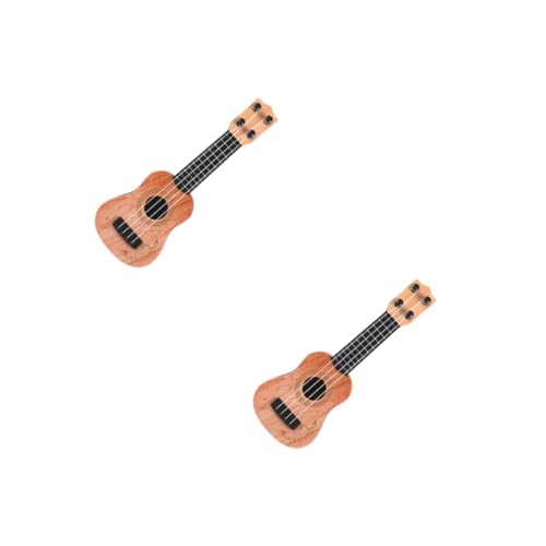 DIKACA 2St Mini-Ukulele Spielzeug für Kleinkinder Simulation Musikinstrument kinderinstrumente musikinstrumente für Kinder Ukulele-Instrumente Spielzeug Modelle von Musikinstrumenten von DIKACA